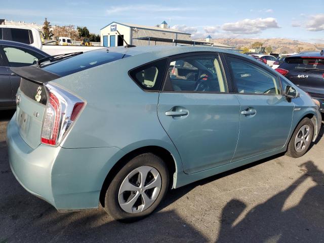 JTDKN3DU5C1551984 - 2012 TOYOTA PRIUS TURQUOISE photo 3