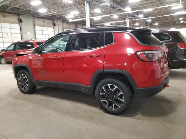 3C4NJDDBXLT196168 - 2020 JEEP COMPASS TRAILHAWK RED photo 2