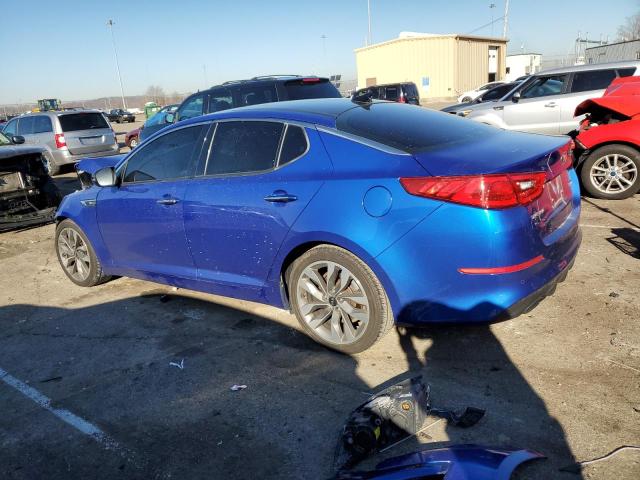 5XXGR4A67FG413653 - 2015 KIA OPTIMA SX BLUE photo 2