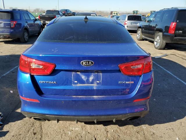 5XXGR4A67FG413653 - 2015 KIA OPTIMA SX BLUE photo 6