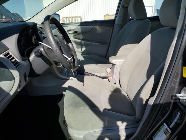 2T1BU4EE6BC569792 - 2011 TOYOTA COROLLA BASE GRAY photo 7