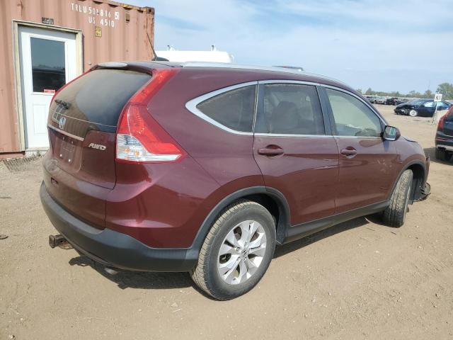5J6RM4H72DL039398 - 2013 HONDA CR-V EXL BURGUNDY photo 3