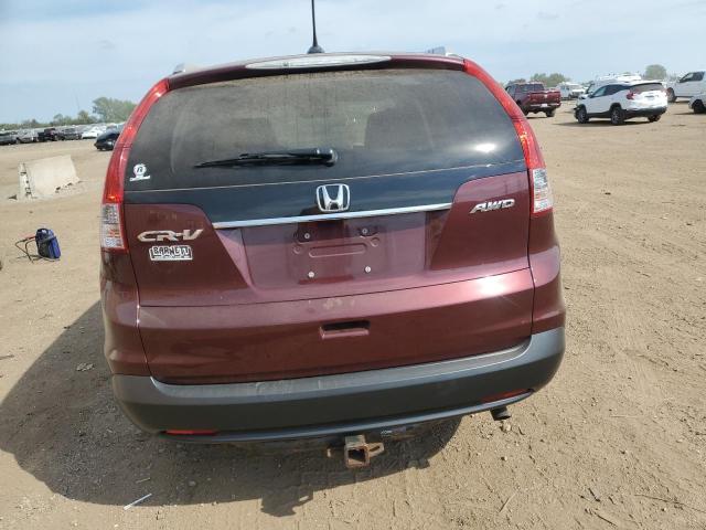 5J6RM4H72DL039398 - 2013 HONDA CR-V EXL BURGUNDY photo 6