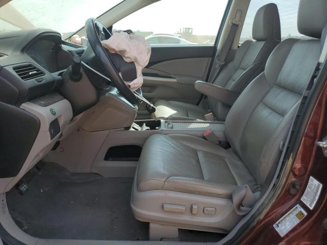 5J6RM4H72DL039398 - 2013 HONDA CR-V EXL BURGUNDY photo 7