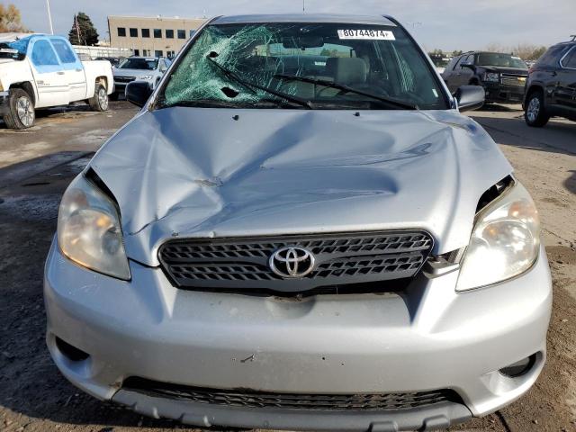 2T1KR32E98C719354 - 2008 TOYOTA COROLLA MA XR SILVER photo 5