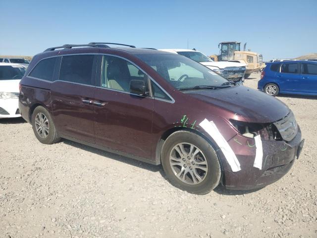 5FNRL5H60BB069408 - 2011 HONDA ODYSSEY EXL MAROON photo 4