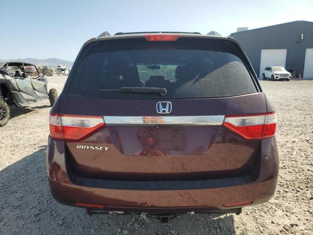5FNRL5H60BB069408 - 2011 HONDA ODYSSEY EXL MAROON photo 6