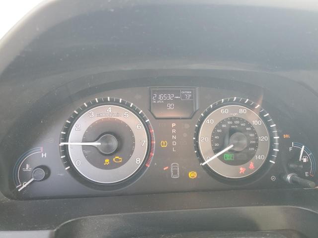 5FNRL5H60BB069408 - 2011 HONDA ODYSSEY EXL MAROON photo 9