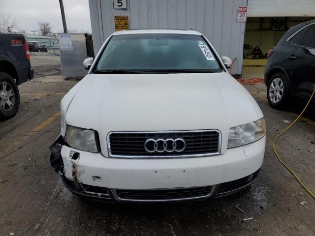 WAUJT68E92A305831 - 2002 AUDI A4 3.0 WHITE photo 5