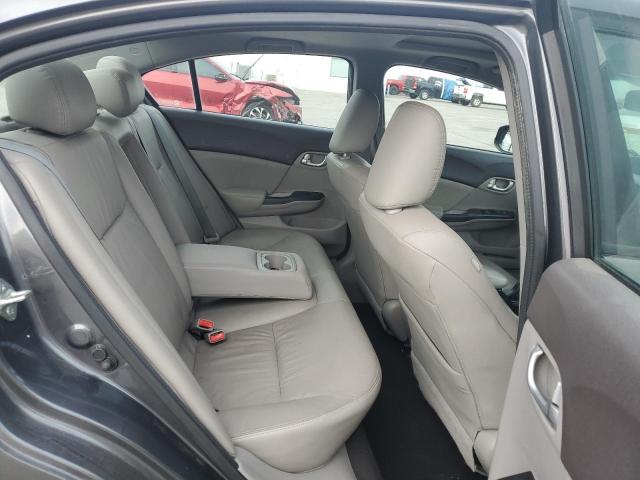 2HGFB2F94CH590873 - 2012 HONDA CIVIC EXL ნაცრისფერი ფოტო 10