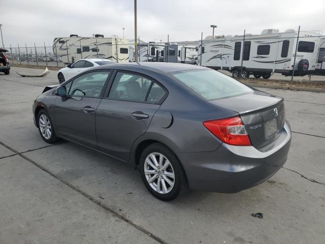 2HGFB2F94CH590873 - 2012 HONDA CIVIC EXL GRAY photo 2