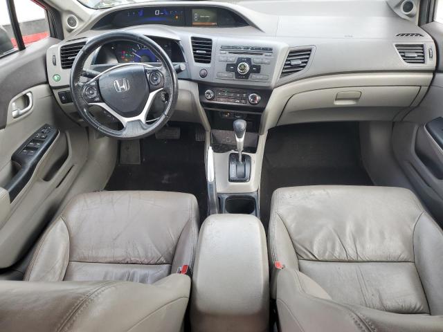 2HGFB2F94CH590873 - 2012 HONDA CIVIC EXL ნაცრისფერი ფოტო 8