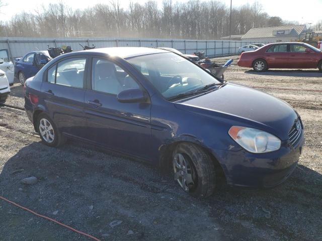 KMHCN46C19U322610 - 2009 HYUNDAI ACCENT GLS BLUE photo 4