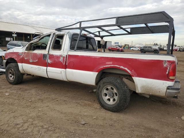 3FTNX20F01MA74485 - 2001 FORD F250 SUPER DUTY WHITE photo 2