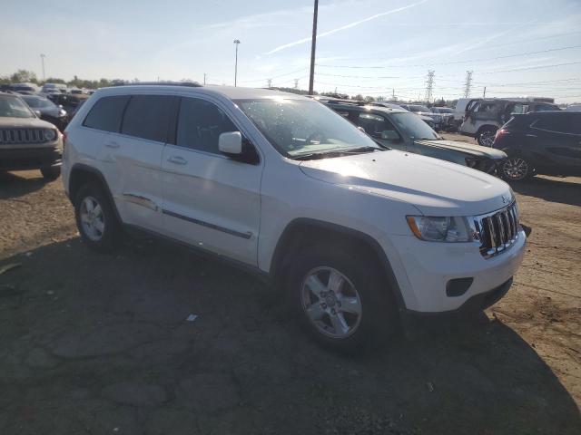 1C4RJFAG7CC155523 - 2012 JEEP GRAND CHER LAREDO WHITE photo 4