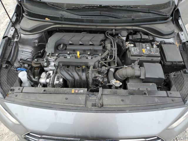 3KPC24A6XNE182919 - 2022 HYUNDAI ACCENT SE GRAY photo 11