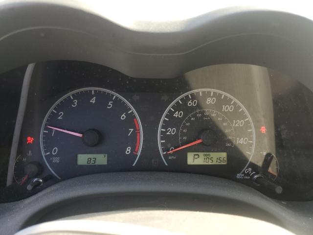 JTDBU4EE5A9120852 - 2010 TOYOTA COROLLA BASE Մոխրագույն լուսանկար 9