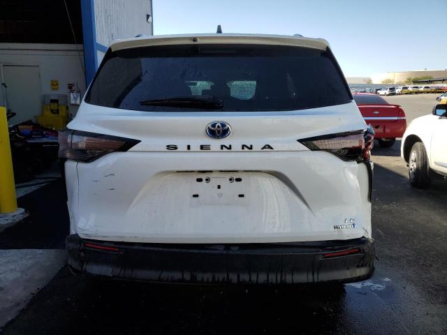 5TDBRKEC0RS211402 - 2024 TOYOTA SIENNA LE WHITE photo 6