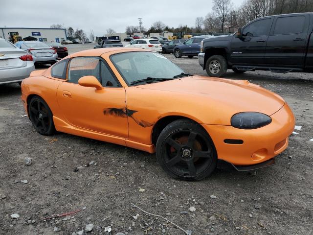 JM1NB353840402598 - 2004 MAZDA MX-5 MIATA BASE ORANGE photo 4