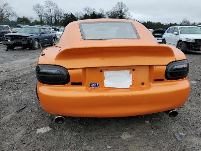 JM1NB353840402598 - 2004 MAZDA MX-5 MIATA BASE ORANGE photo 6