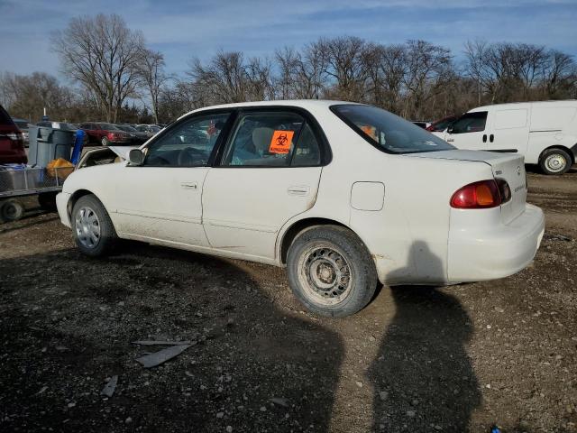 2T1BR12E01C502530 - 2001 TOYOTA COROLLA CE WHITE photo 2