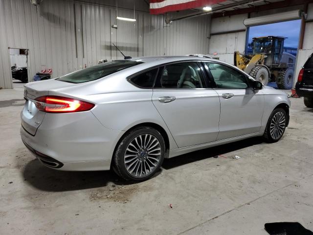 3FA6P0H94HR197586 - 2017 FORD FUSION SE SILVER photo 3