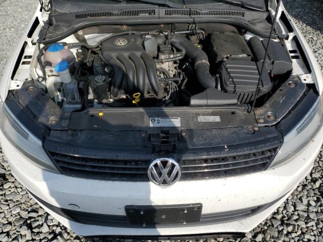 3VW1K7AJ9EM208166 - 2014 VOLKSWAGEN JETTA BASE WHITE photo 11