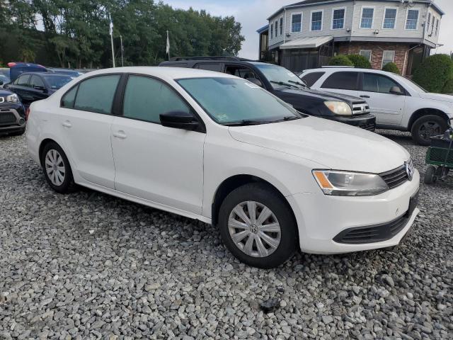 3VW1K7AJ9EM208166 - 2014 VOLKSWAGEN JETTA BASE WHITE photo 4