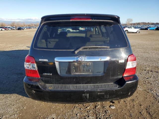 JTEEW21A070047977 - 2007 TOYOTA HIGHLANDER HYBRID BLACK photo 6