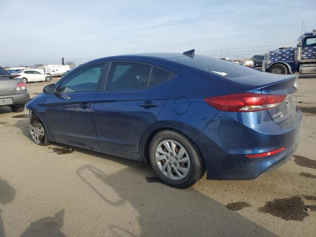 5NPD74LF1HH098622 - 2017 HYUNDAI ELANTRA SE BLUE photo 2