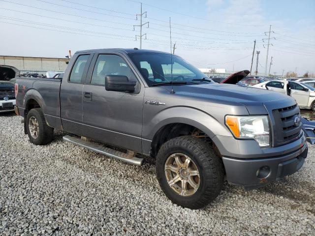 1FTFX1EF0BFB40414 - 2011 FORD F150 SUPER CAB GRAY photo 4