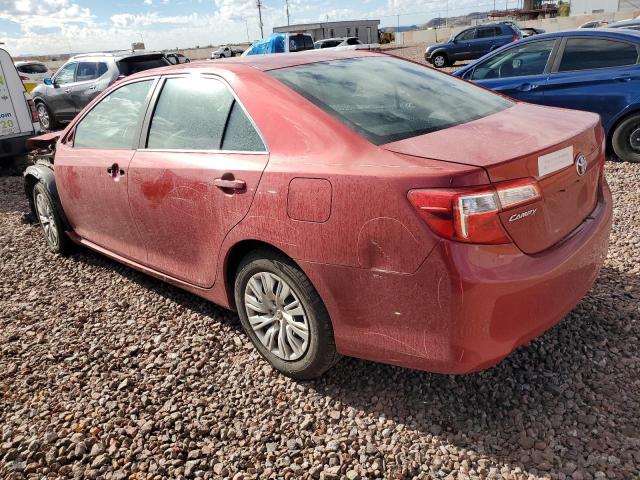 4T1BF1FK7DU687459 - 2013 TOYOTA CAMRY L RED photo 2