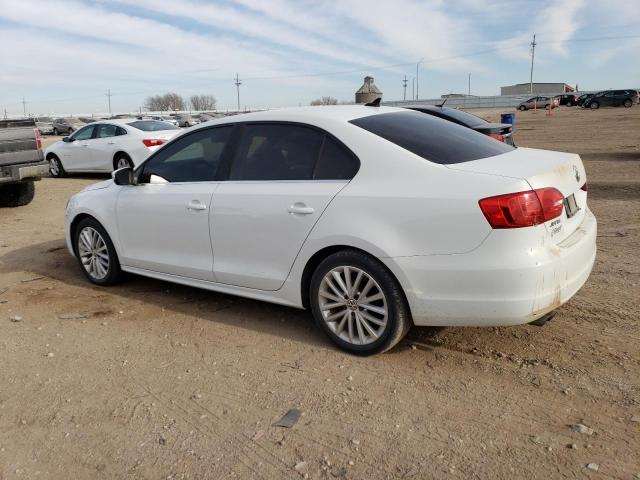 3VWLL7AJ4EM409933 - 2014 VOLKSWAGEN JETTA TDI WHITE photo 2