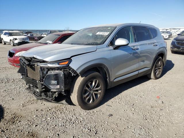 5NMS23AD0KH043259 - 2019 HYUNDAI SANTA FE SE SILVER photo 1