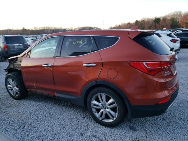 5XYZW3LA4DG069964 - 2013 HYUNDAI SANTA FE S ORANGE photo 2