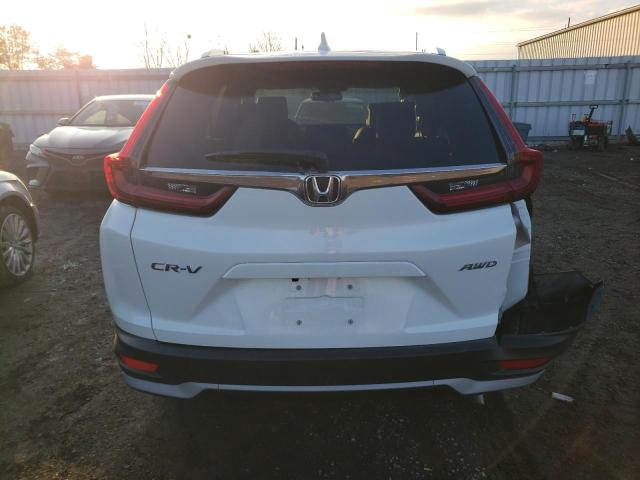 2HKRW2H81NH200763 - 2022 HONDA CR-V EXL WHITE photo 6