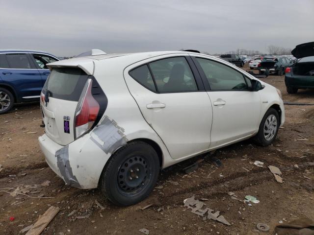 JTDKDTB35F1112477 - 2015 TOYOTA PRIUS C WHITE photo 3