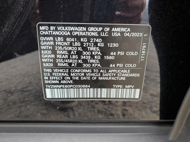 1V2WNPE80PC030884 - 2023 VOLKSWAGEN ID.4 PRO S Negro foto 14