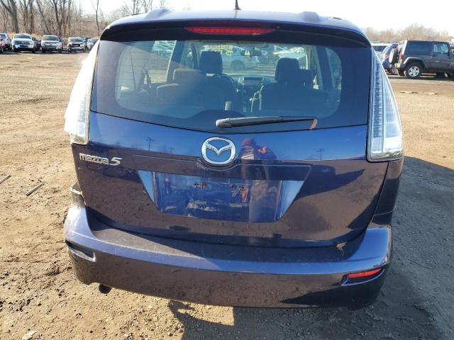 JM1CR2WL4A0386441 - 2010 MAZDA 5 BLUE photo 6