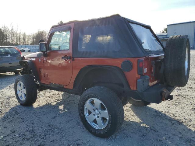 1J4FA24139L734594 - 2009 JEEP WRANGLER X ORANGE photo 2