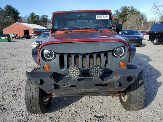 1J4FA24139L734594 - 2009 JEEP WRANGLER X ORANGE photo 5