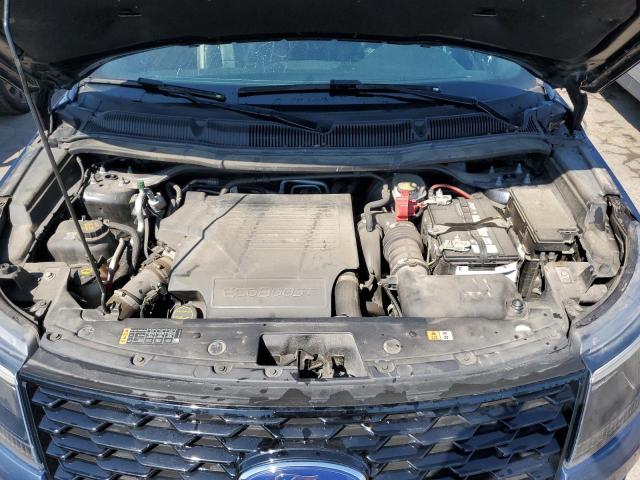 1FM5K8GT3JGC68673 - 2018 FORD EXPLORER SPORT Mavi fotoğraf 12