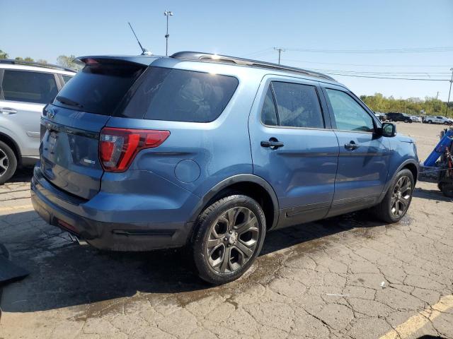 1FM5K8GT3JGC68673 - 2018 FORD EXPLORER SPORT Mavi fotoğraf 3