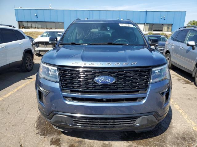 1FM5K8GT3JGC68673 - 2018 FORD EXPLORER SPORT Mavi fotoğraf 5