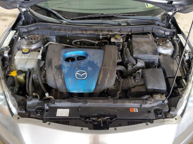 JM1BL1VP9D1804776 - 2013 MAZDA 3 I SILVER photo 11