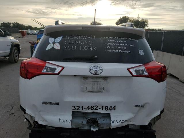 JTMWFREV9FJ059987 - 2015 TOYOTA RAV4 XLE 白色 照片 6