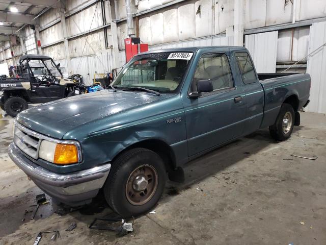 1FTCR14UXVPA77849 - 1997 FORD RANGER SUPER CAB TEAL photo 1