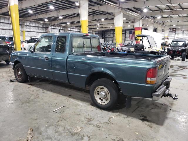 1FTCR14UXVPA77849 - 1997 FORD RANGER SUPER CAB TEAL photo 2