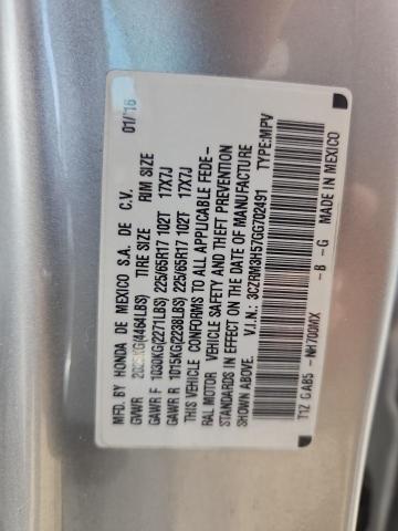 3CZRM3H57GG702491 - 2016 HONDA CR-V EX SILVER photo 14