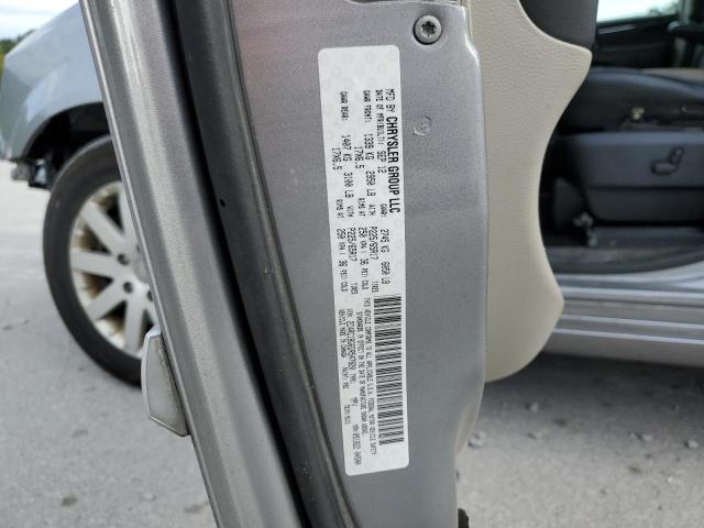 2C4RC1BG6DR547820 - 2013 CHRYSLER TOWN & COU TOURING SILVER photo 14